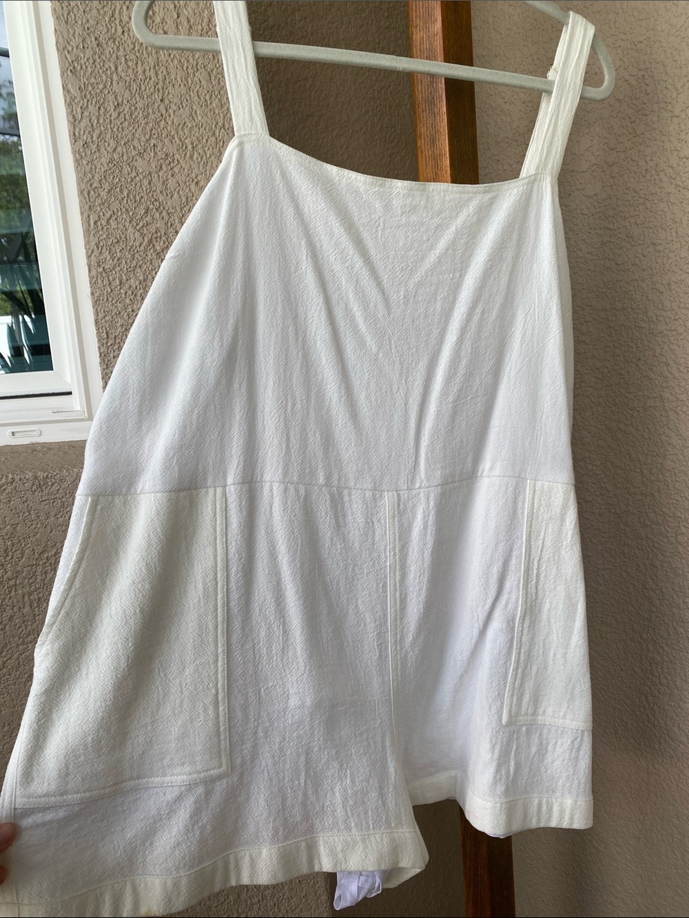 Show Me Your MuMu White Textured Romper